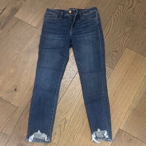 Abercrombie & Fitch Navy Ankle Jeans